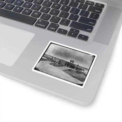 District of Columbia. Detachment of Company K, 3D Massachusetts Heavy Artillery, by Guns of Fort Stevens (U.S. Civil War) STICKER Vinyl Kiss-Cut Decal - The Sticker Space