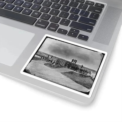 District of Columbia. Detachment of Company K, 3D Massachusetts Heavy Artillery, by Guns of Fort Stevens (U.S. Civil War) STICKER Vinyl Kiss-Cut Decal - The Sticker Space