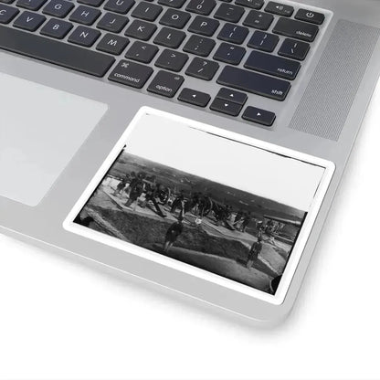 District of Columbia. Gun Crews of Company H, 3D Massachusetts Heavy Artillery, at Fort Lincoln (U.S. Civil War) STICKER Vinyl Kiss-Cut Decal - The Sticker Space