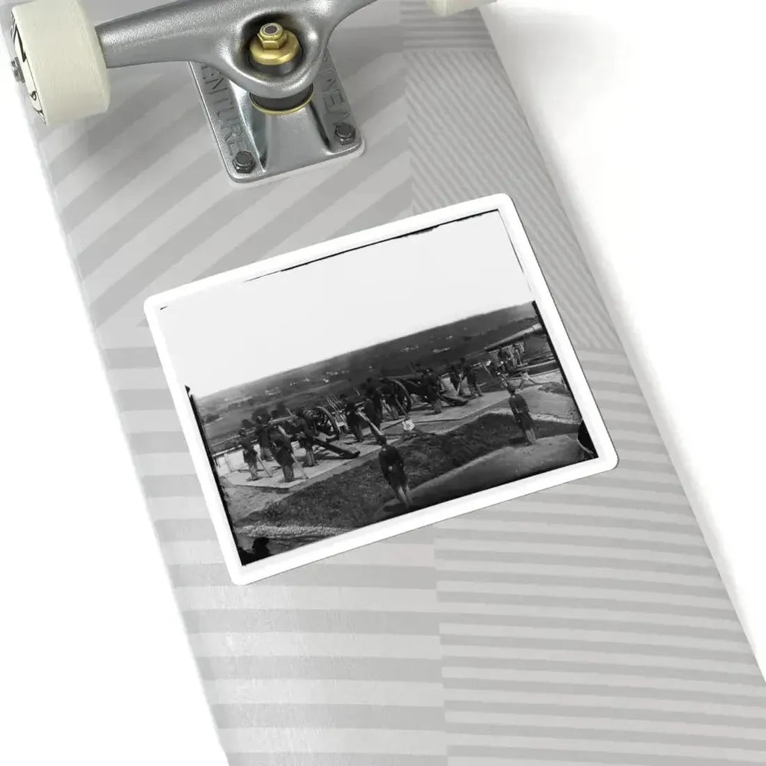 District of Columbia. Gun Crews of Company H, 3D Massachusetts Heavy Artillery, at Fort Lincoln (U.S. Civil War) STICKER Vinyl Kiss-Cut Decal - The Sticker Space