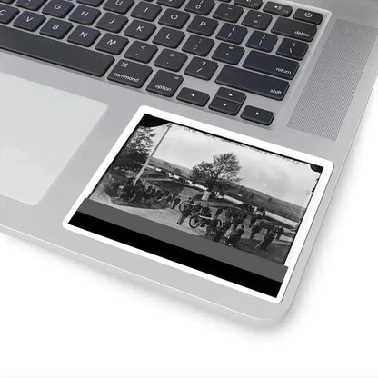 District of Columbia. Officers and Men of Company F, 3D Massachusetts Heavy Artillery, in Fort Stevens (U.S. Civil War) STICKER Vinyl Kiss-Cut Decal - The Sticker Space