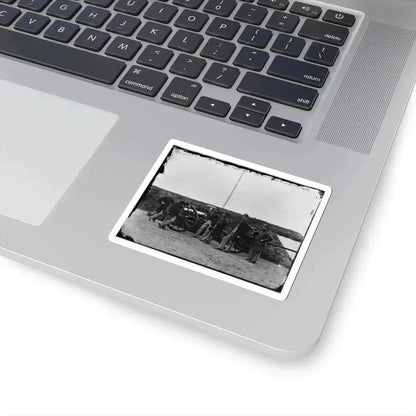District of Columbia. Sergeants of 3D Massachusetts Heavy Artillery, With Gun and Caisson at Fort Totten (U.S. Civil War) STICKER Vinyl Kiss-Cut Decal - The Sticker Space