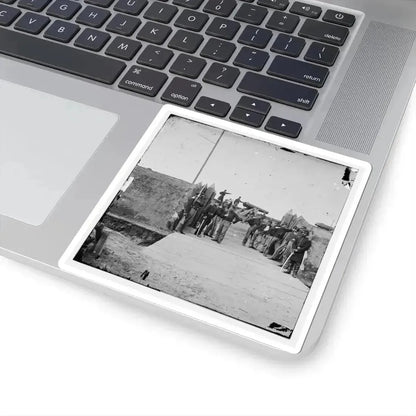 District of Columbia. Soldiers at Gate of Fort Slemmer (U.S. Civil War) STICKER Vinyl Kiss-Cut Decal - The Sticker Space