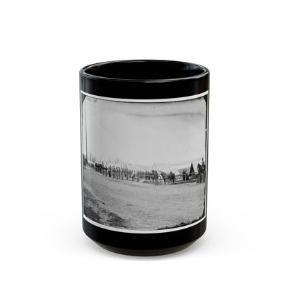 District Of Columbia. Band Before Quarters At Camp Stoneman (U.S. Civil War) Black Coffee Mug