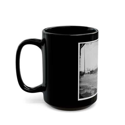 District Of Columbia. Band Before Quarters At Camp Stoneman (U.S. Civil War) Black Coffee Mug