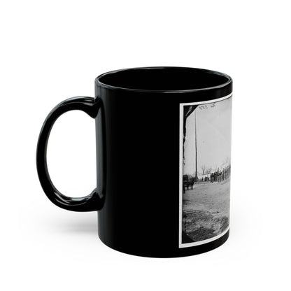 District Of Columbia. Band Before Quarters At Camp Stoneman (U.S. Civil War) Black Coffee Mug