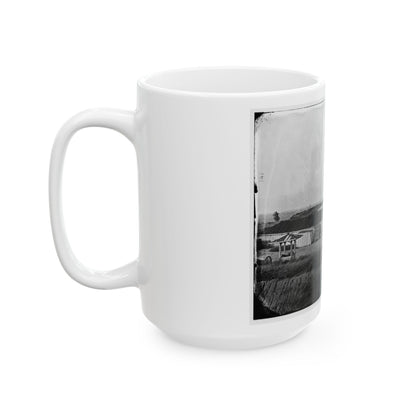 District Of Columbia. Interior View Of Fort Lincoln (U.S. Civil War) White Coffee Mug