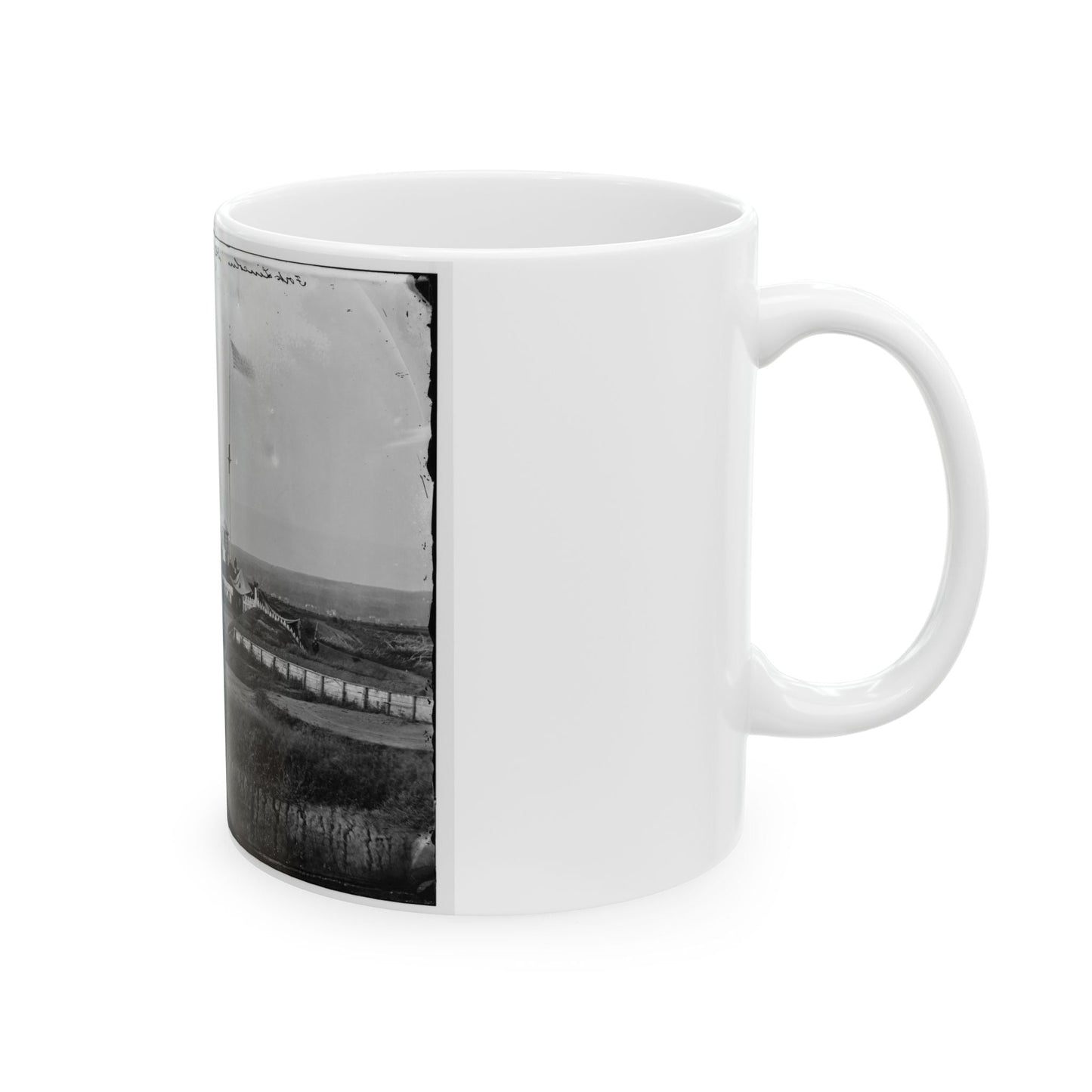 District Of Columbia. Interior View Of Fort Lincoln (U.S. Civil War) White Coffee Mug