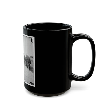 District Of Columbia. Soldiers At Gate Of Fort Slemmer (U.S. Civil War) Black Coffee Mug