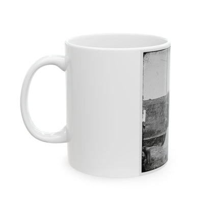 District Of Columbia. Soldiers At Gate Of Fort Slemmer (U.S. Civil War) White Coffee Mug