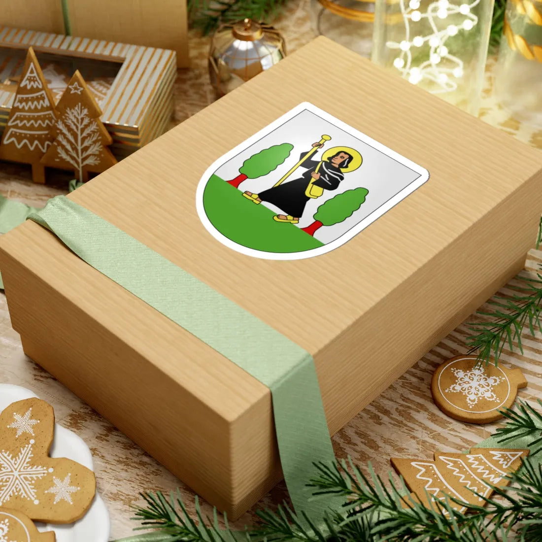 Dittingen-coat of arms (Switzerland) (Coat of Arms) STICKER Vinyl Kiss-Cut Decal - The Sticker Space