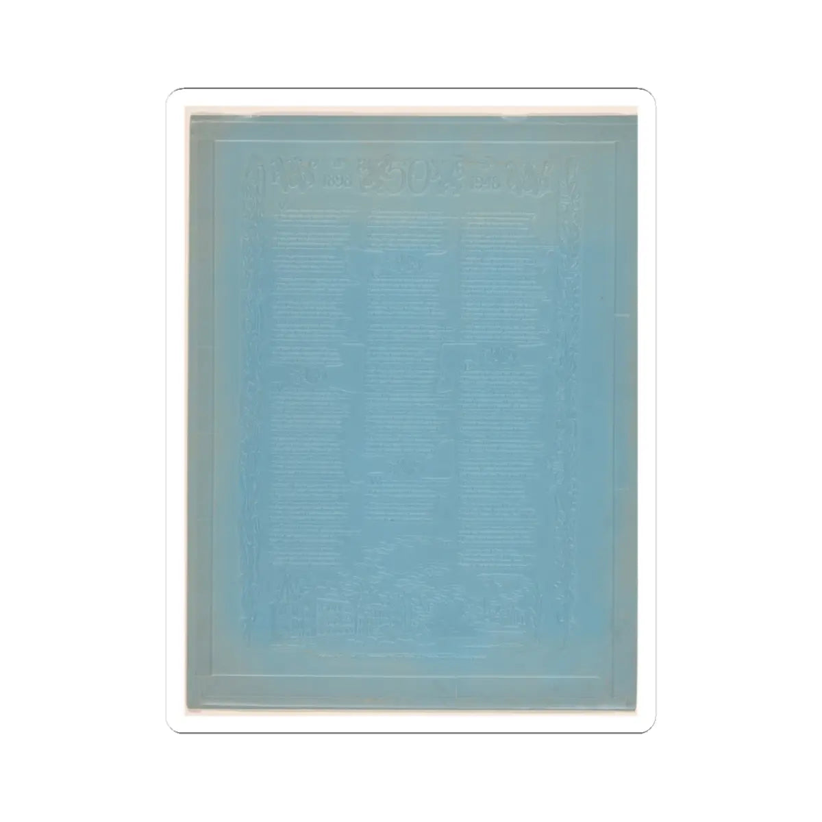 SKU:TSS-STICK-DVRVRV-3X3-5 Sizes:3" × 3" Types:White