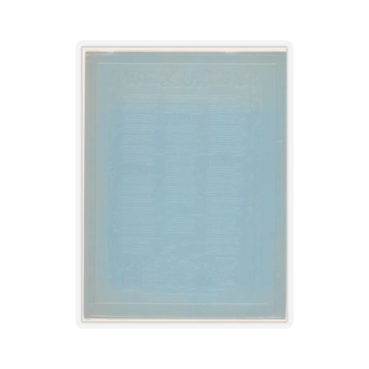 SKU:TSS-STICK-DVRVRV-4X4-14IXT Sizes:4" × 4" Types:Transparent