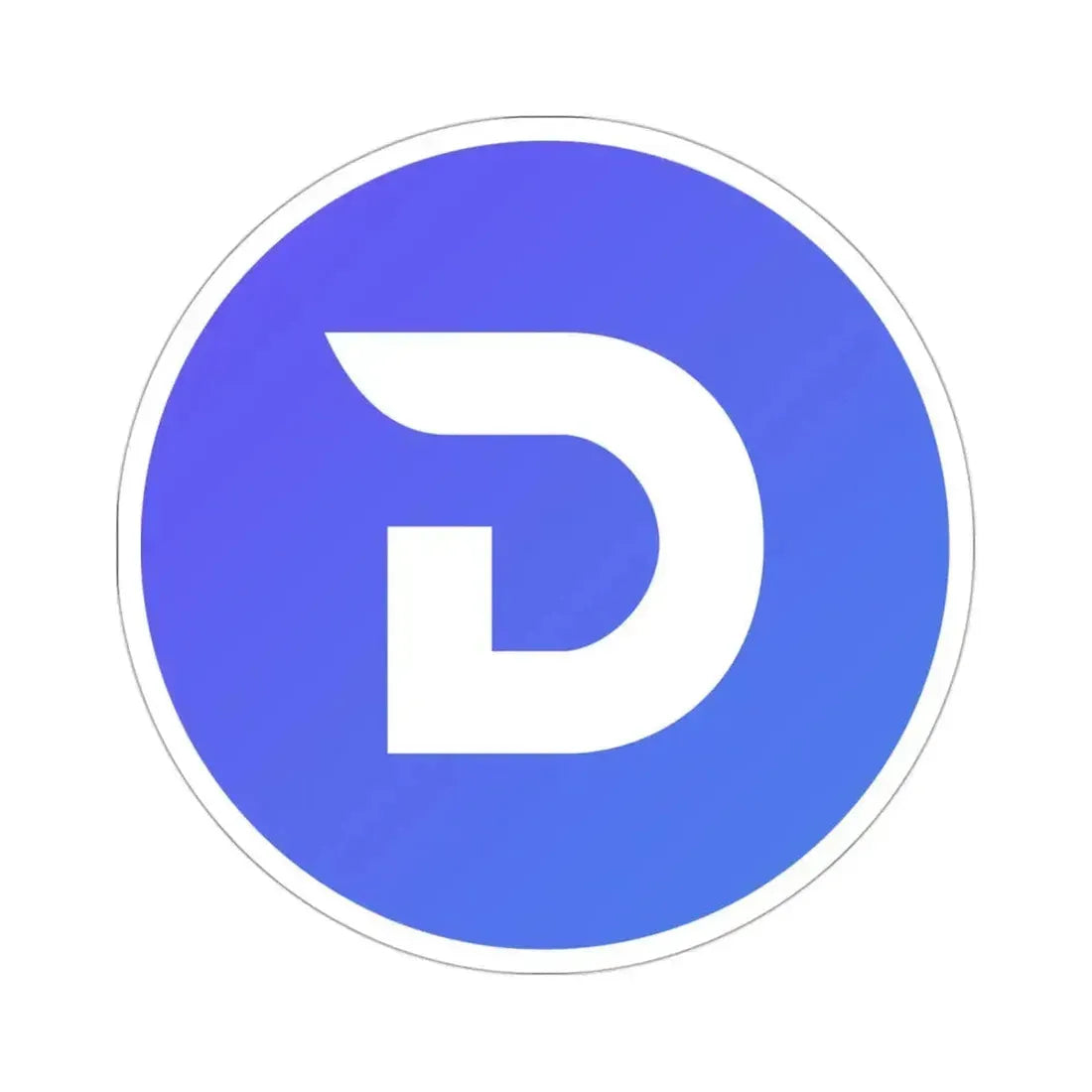DIVI DIVI (Cryptocurrency) STICKER Vinyl Die-Cut Decal 3 Inch - The Sticker Space