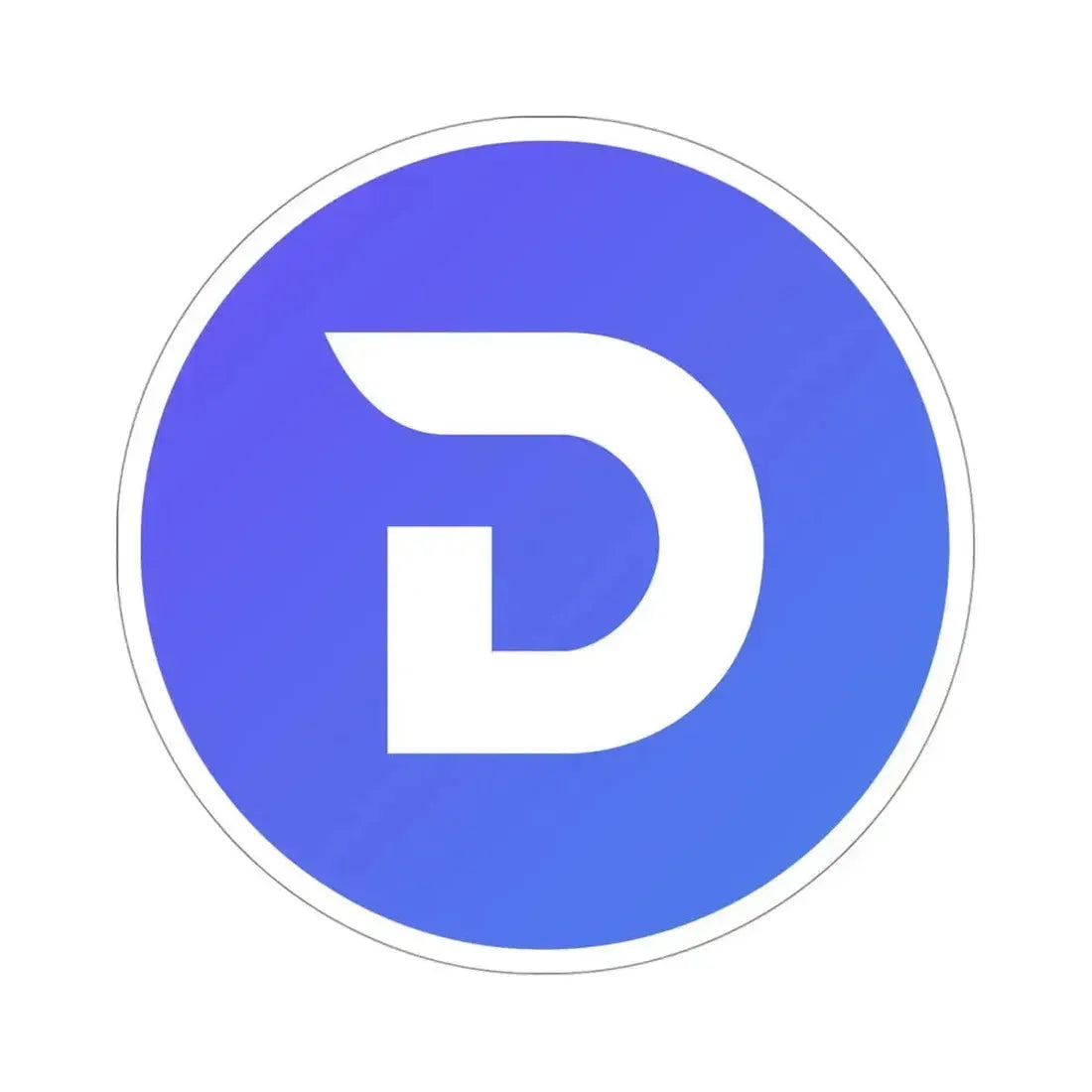 DIVI DIVI (Cryptocurrency) STICKER Vinyl Die-Cut Decal 4 Inch - The Sticker Space