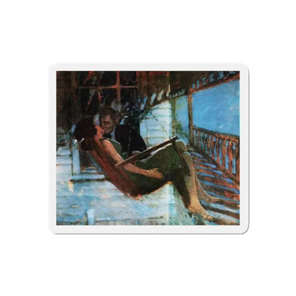 Dividing Line, Rebook, July 1964 (Magazine Illustration) Refrigerator Magnet 5 Inch Die-Cut - The Sticker Space