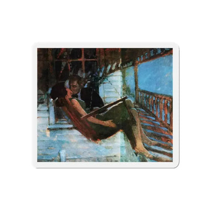 Dividing Line, Rebook, July 1964 (Magazine Illustration) Refrigerator Magnet - The Sticker Space