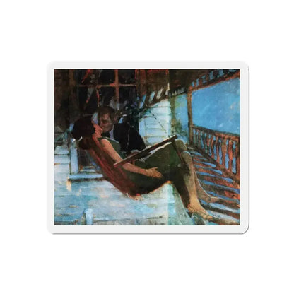 Dividing Line, Rebook, July 1964 (Magazine Illustration) Refrigerator Magnet - The Sticker Space