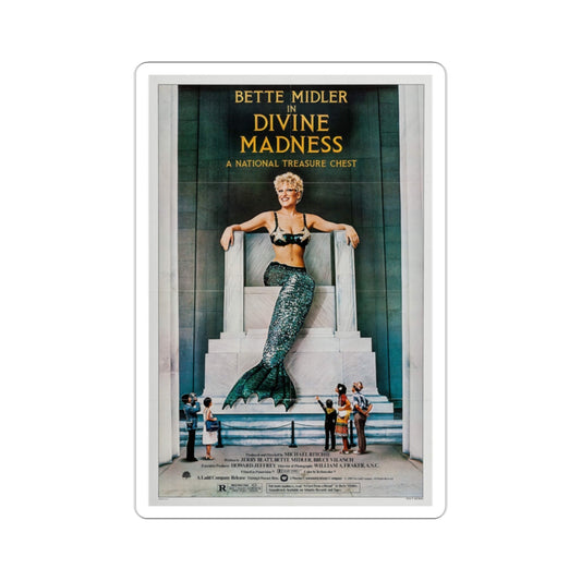 Divine Madness! 1980 Movie Poster STICKER Vinyl Die-Cut Decal-2 Inch-The Sticker Space