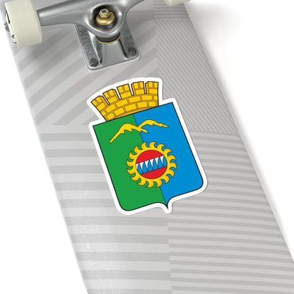Divnogorsk COA - crowned (Russia) (Coat of Arms) STICKER Vinyl Kiss-Cut Decal - The Sticker Space