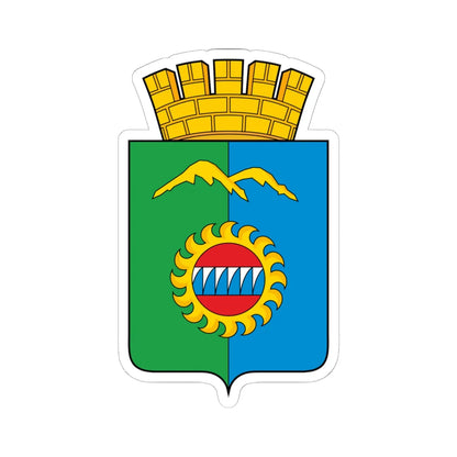 Divnogorsk COA - crowned (Russia) (Coat of Arms) STICKER Vinyl Kiss-Cut Decal - The Sticker Space