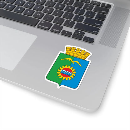 Divnogorsk COA - crowned (Russia) (Coat of Arms) STICKER Vinyl Kiss-Cut Decal - The Sticker Space
