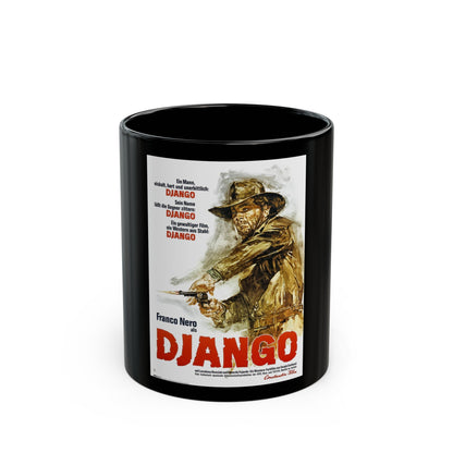 DJANGO 1966 Movie Poster - Black Coffee Mug-11oz-The Sticker Space