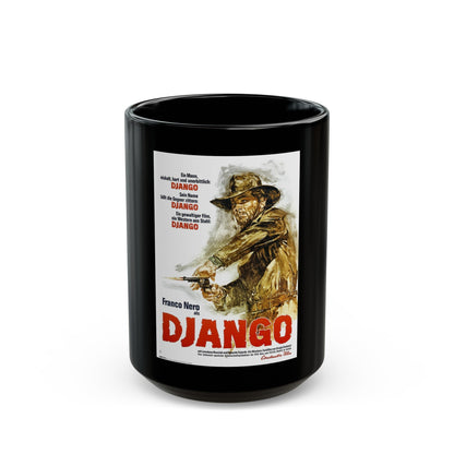 DJANGO 1966 Movie Poster - Black Coffee Mug-15oz-The Sticker Space