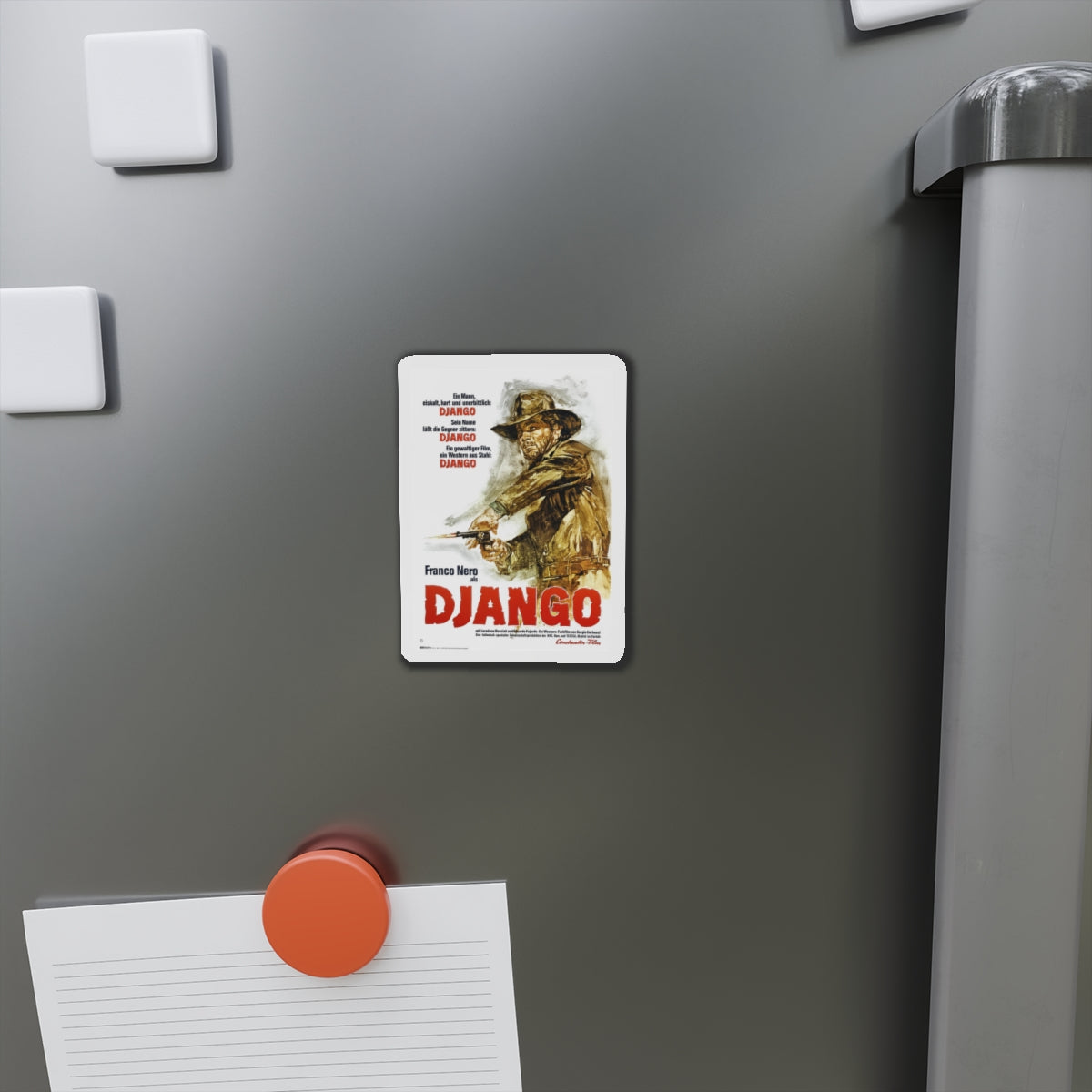 DJANGO 1966 Movie Poster - Die-Cut Magnet-The Sticker Space