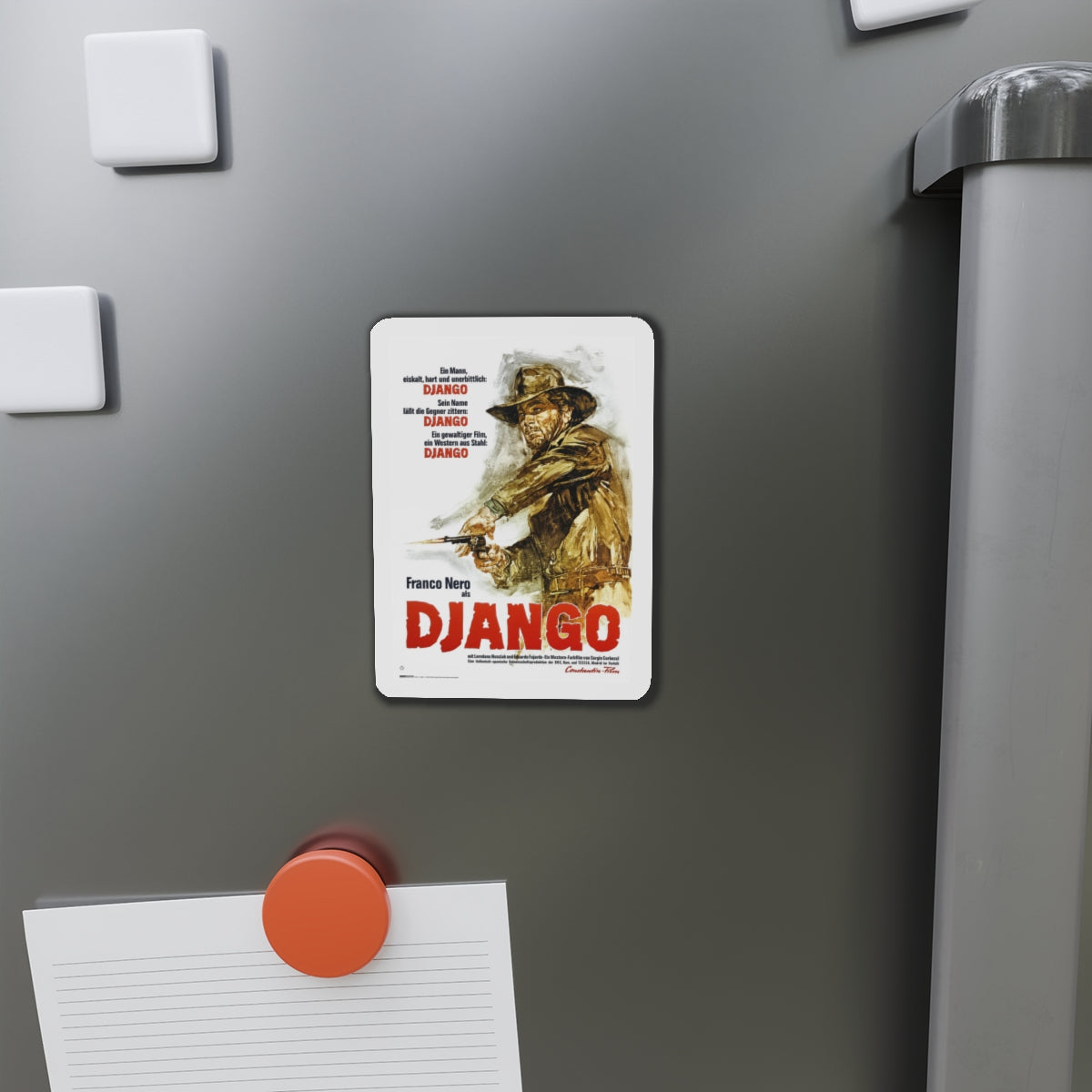 DJANGO 1966 Movie Poster - Die-Cut Magnet-The Sticker Space