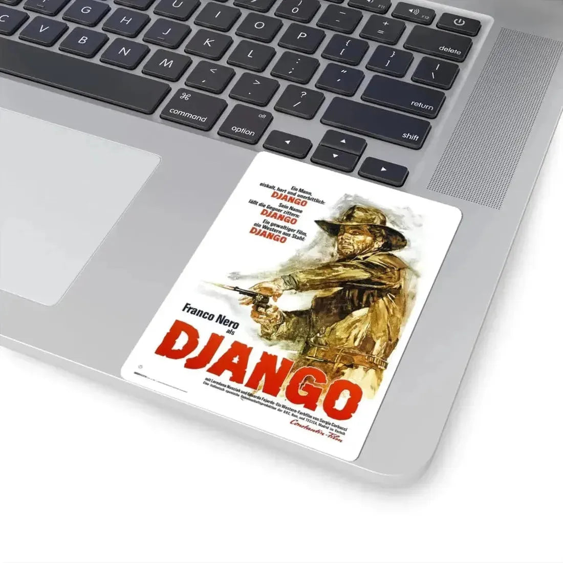 DJANGO 1966 Movie Poster - STICKER Vinyl Kiss-Cut Decal - The Sticker Space