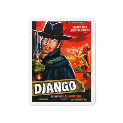 DJANGO (FRENCH) 1966 Movie Poster - Refrigerator Magnet - The Sticker Space