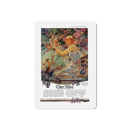 Djer-Kiss ad, Ladies' Home Journal, April 1917 (Magazine Illustration) Refrigerator Magnet - The Sticker Space