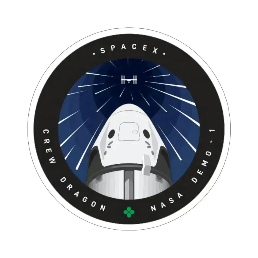 DM-1 (SpaceX) STICKER Vinyl Die-Cut Decal 6 Inch - The Sticker Space