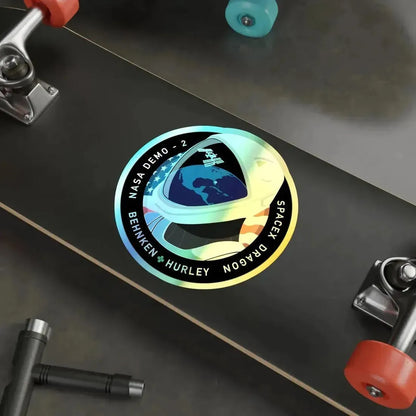 DM-2 (SpaceX) Holographic STICKER Die-Cut Vinyl Decal - The Sticker Space