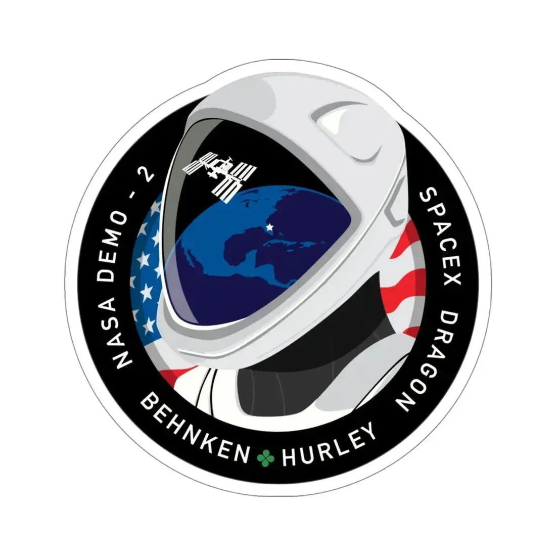 DM-2 (SpaceX) STICKER Vinyl Die-Cut Decal 4 Inch - The Sticker Space