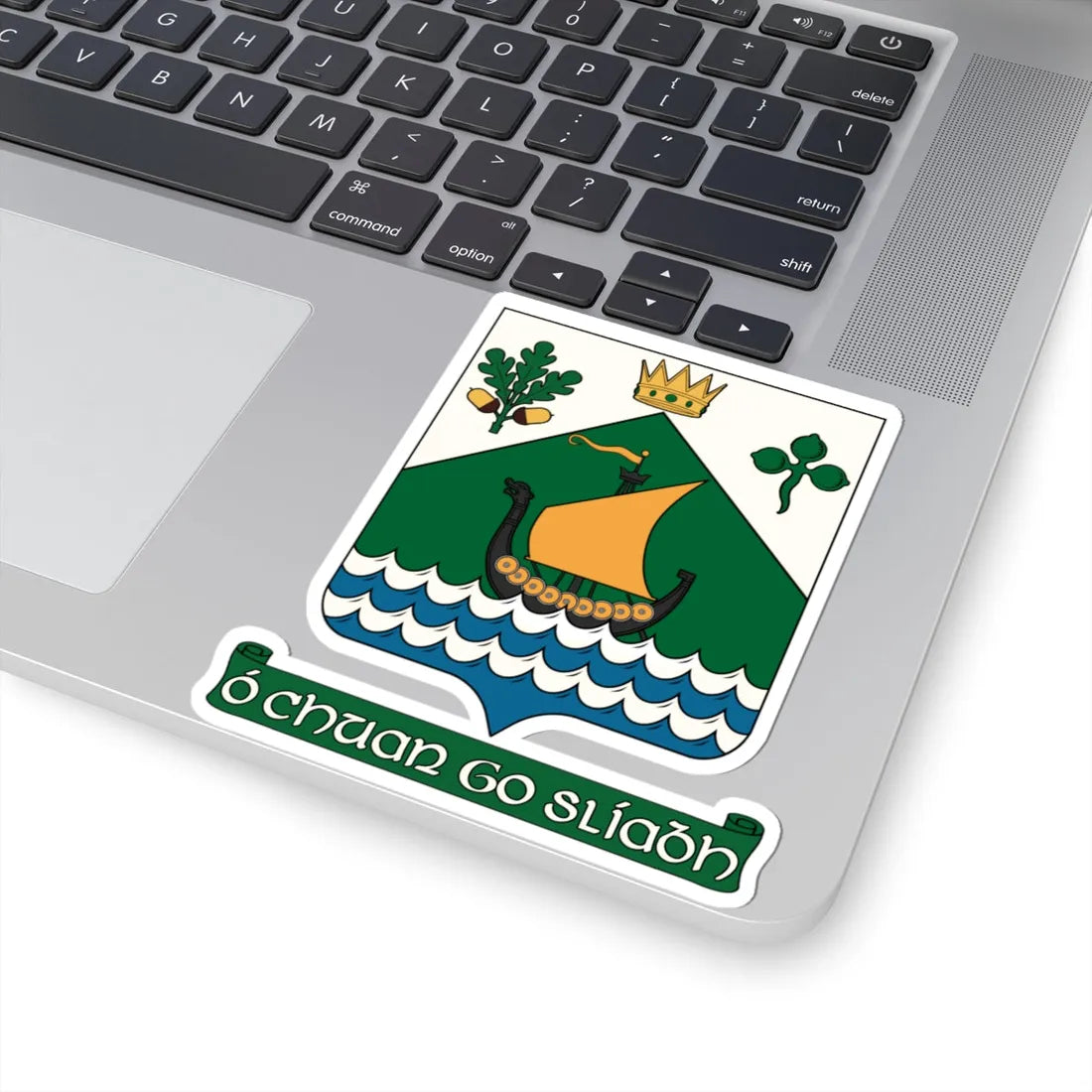Dún Laoghaire-Rathdown COA (Ireland) (Coat of Arms) STICKER Vinyl Kiss-Cut Decal - The Sticker Space