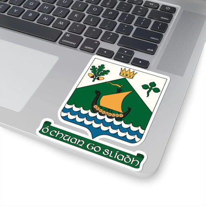 Dún Laoghaire-Rathdown COA (Ireland) (Coat of Arms) STICKER Vinyl Kiss-Cut Decal - The Sticker Space