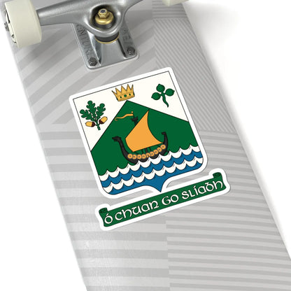 Dún Laoghaire-Rathdown COA (Ireland) (Coat of Arms) STICKER Vinyl Kiss-Cut Decal - The Sticker Space