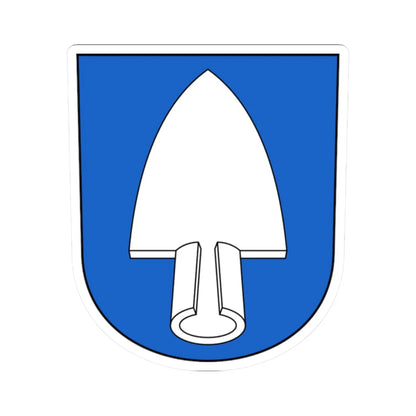 Däniken-blazon (Switzerland) (Coat of Arms) STICKER Vinyl Kiss-Cut Decal 2 Inch White - The Sticker Space