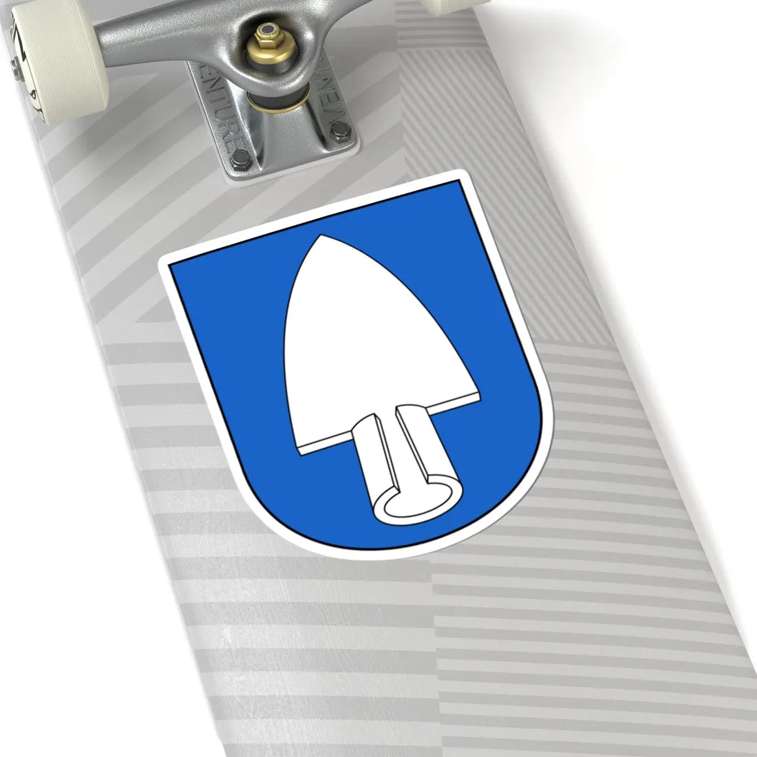 Däniken-blazon (Switzerland) (Coat of Arms) STICKER Vinyl Kiss-Cut Decal - The Sticker Space