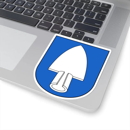 Däniken-blazon (Switzerland) (Coat of Arms) STICKER Vinyl Kiss-Cut Decal - The Sticker Space