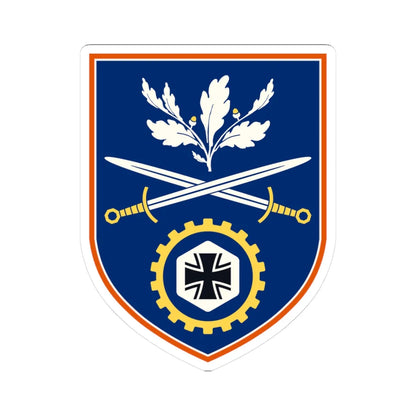 DO MilA HIL Coat Of Arms (Germany) (Coat of Arms) STICKER Vinyl Kiss-Cut Decal 3 Inch White - The Sticker Space