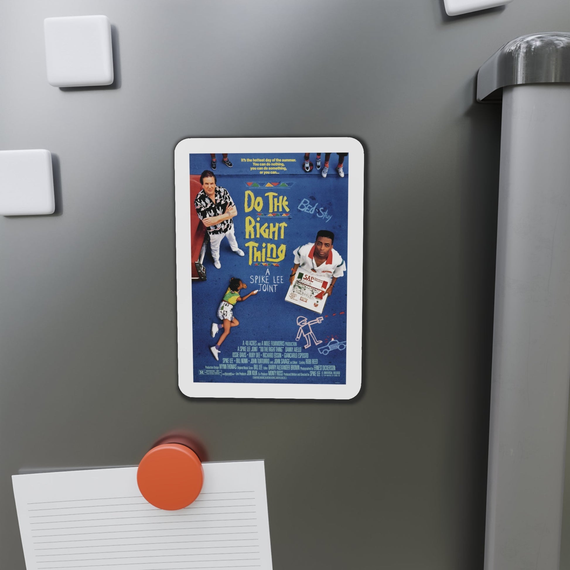 Do the Right Thing 1989 Movie Poster Die-Cut Magnet-The Sticker Space