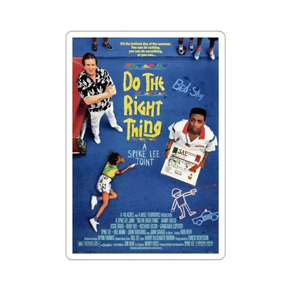 Do the Right Thing 1989 Movie Poster STICKER Vinyl Die-Cut Decal 6 Inch - The Sticker Space