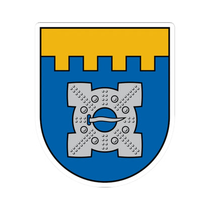 Dobeles novads COA (Latvia) (Coat of Arms) STICKER Vinyl Kiss-Cut Decal 2 Inch White - The Sticker Space
