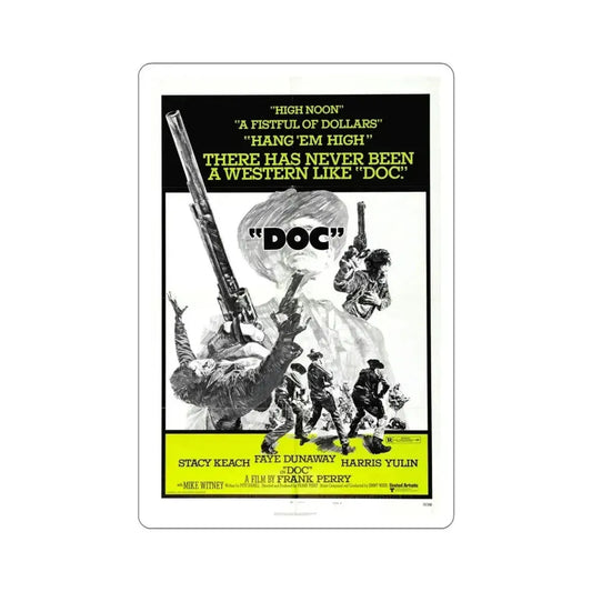 Doc 1971 Movie Poster STICKER Vinyl Die-Cut Decal 6 Inch - The Sticker Space