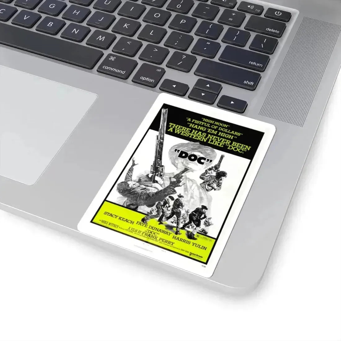 Doc' 1971 Movie Poster - STICKER Vinyl Kiss-Cut Decal - The Sticker Space