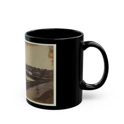 Dock On The South Side Of The James River, Opposite Richmond, Va. (U.S. Civil War) Black Coffee Mug