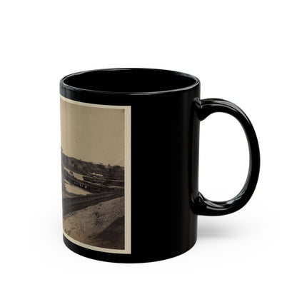 Dock On The South Side Of The James River, Opposite Richmond, Va.(2) (U.S. Civil War) Black Coffee Mug